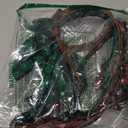 THAIN Christmas Dog Collar with Style Bow, Quick Release Plastic Buckle Adjustable Cotton Red Bowtie Dog Christmas Collars for Large Dogs Pets (L, Christmas Green)