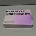 Ombre Light Brown With Blonde Short Wavy Wig for Women Lace Hairline Bob Style Synthetic Heat Resistant - Natural Appearance for Everyday Hairstyle 14 Inch