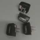 VOLISUN Night Lights Plug into Wall, 4 Pack Up and Down LED Night Light with Dusk to Dawn Light Sensor, 3000K Warm White Nightlight for Hallway, Bedroom, Bathroom, Kitchen Black