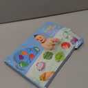 Baby Bath Toys, Premium Silcone Mold Free Vegetable Bath Toys, Soft Toddlers Floating Bathtub Toy, No Hole Tub Water Toys, Shape Sorting&Matching Educational Learning Toy Gift for Boys Girls Kids