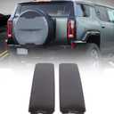 Car Rear Tail Light Cover Compatible with Hummer EV SUV 2024 2025 2026 Smoked Taillight Shell Trim Cover Tail Lamp Shell Shade Protective Cover Rear Light Decorative Exterior Accessories