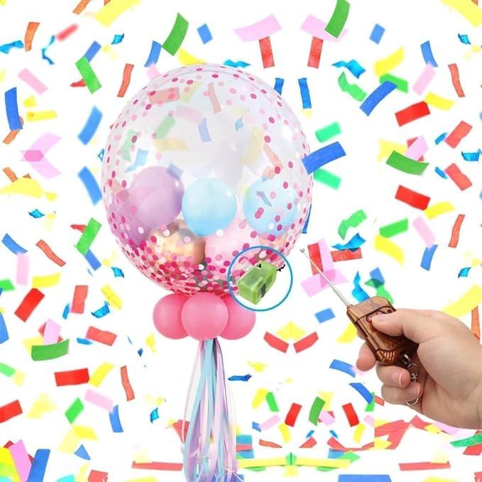 Reusable RemoteControlled Balloon Popper for Weddings, Gender Reveals, Birthday Parties & Events | 30ft Range Wireless Coverage (4Pack Balloon Popper)