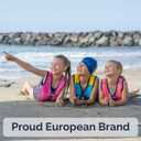 Limmys Swim Vest for Toddlers & Kids - Adjustable Buoyancy Swimming Aid, CE Safety Certified, Award-Winning Parent-Approved Design, Soft Neoprene Comfort, Secure Durable Design, Carry Bag Included (Medium, Pink Leopard)