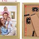 Giftgarden 5x7 Picture Frame Gold Set of 12, Multi Modern 5 x 7 Frames Bulk for Wall or Tabletop Display