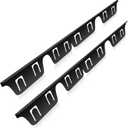 Stove Gap Cover Stainless Steel, 2-Pack Stove Gap Filler, Length 13.8" to 26.5", Width 0.78", Stove, Countertop Gap Filler