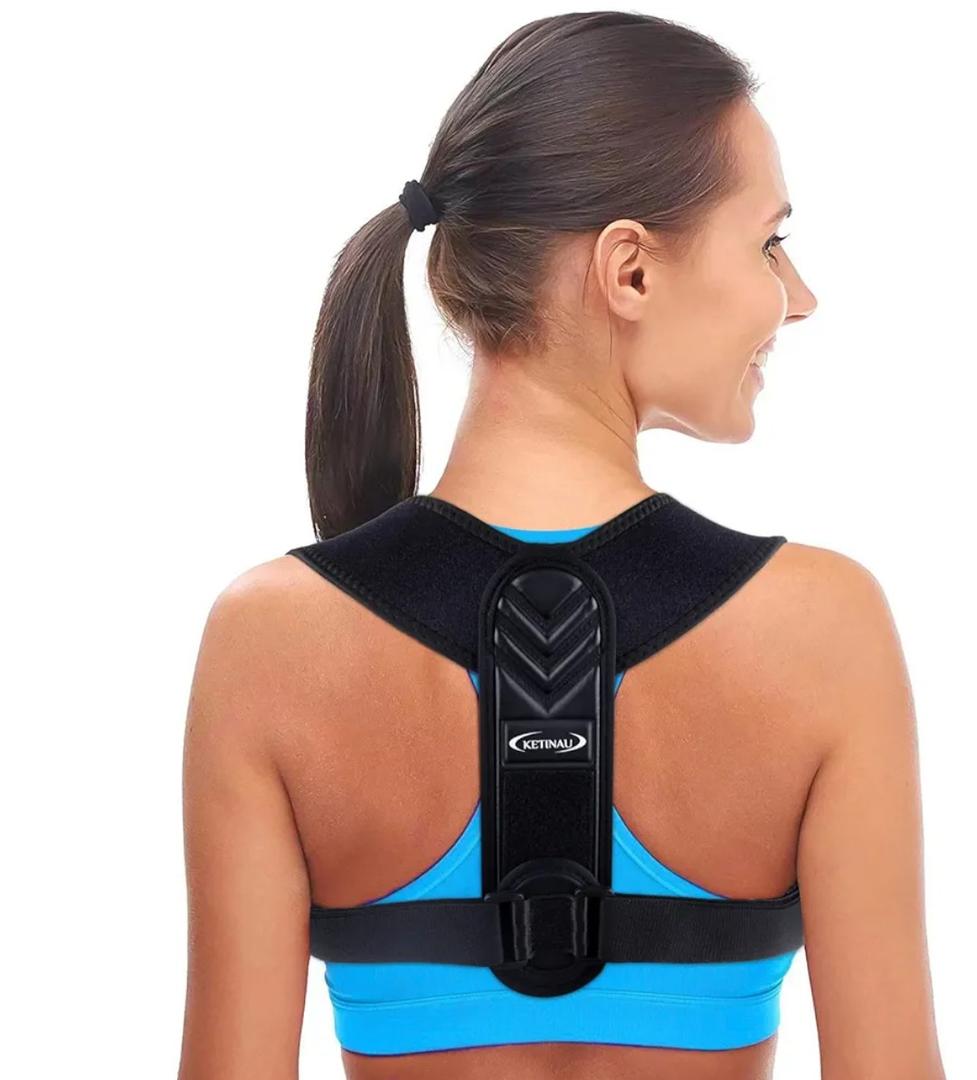 Posture Corrector for Women and Men, Back Brace Adjustable Upper Posture Support, Back Support, Comfortable Back Straightener Support for Clavicle Support, and Providing Pain Relief from Neck (Large