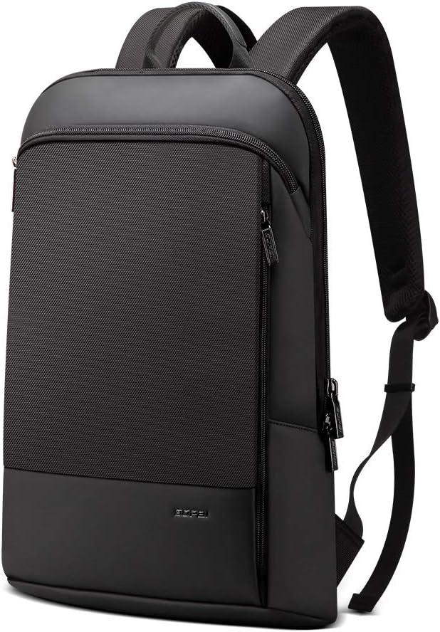 BOPai 15 inch Super Slim Laptop Backpack Men Anti Theft Waterproof Backpack Light Smart Business Computer Backpack Casual Daypack Black