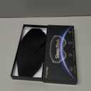 3D Eye Mask Sleep Mask for Men & Women, 100% Pressure-Free & Light Block-Out Eye Mask for Sleep with Easy Adjustable Strap, Night Eye Cover for Travel, Black