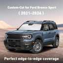 EcoNour Windshield Sunshade Compatible for Ford Bronco Sport 2021-2024 2025 2026, Sun Visor for Front Windshield & Window Sun Shade Cover, UV Heat Blocker & Protector, Car Accessories