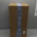 Elly Dcor 22 inch Tall Plastic Planter with Drainage, Large Square Modern Pot, Lightweight,Extremely Durable for Outdoor, Indoors 22" x 12" Black