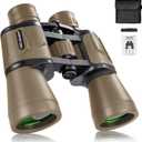20x50 Binoculars for Adults - High Powered Binoculars for Bird Watching Hunting Hiking Concert Travel Theater with BAK4 Prism FMC Lens, Mud