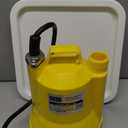 Tankless Water Heater Flushing Kit Includes 1/6HP Submersible Sump Pump with Two Adapters & 3 Gallons Pail with Bucket Lid Opener & Two 1/2 Dia X 6 PVC Hoses with Washers