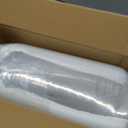BIEEZZK Leg Pillow Elevation Blood Circulation, Leg Elevating Pillows for After Surgery, Sleeping, Memory Foam Wedge Pillow for Legs Swelling, Foot Knee Pillow for Back Pain, 23.616.88in, White/Grey