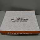 Folding Bread Proofing Box - Foldable Dough Proofer Boxs, with 6-speed 50-131 Temp Control & 9-speed 48H Timer, Fermentation box for Sourdough, Pizza, Yogurt, Kombucha