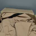 Outdoor Swivel Lounge Chair Cover 2 Pack,600D Waterproof Heavy Duty Outdoor Chair Covers(35 W x 37 D x 38.5 H inches),Patio Swivel Chair Covers for Outdoor Furniture, Beige &B rown.