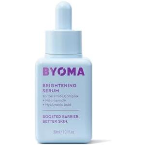 BYOMA Brightening Serum - Barrier Repair Serum - Brightening & Hydrating Face Serum with Hyaluronic Acid, Niacinamide & Ceramides - Hyaluronic Acid Serum For Face, Glowing, Radiant Skin - 1.01 fl. oz