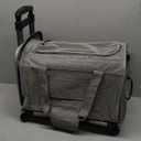 Airline Pet Carrier with Wheels - Large Mesh Ventilation, Privacy Cover & Detachable Wheels for Cats/Dogs Up to 30 lbs, TSA Approved