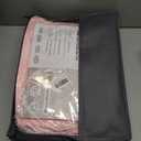 PERFEMET 5 Pcs Pink Pom Pom Comforter Twin Size Aesthetic Boho Pom Fringe Bedding Set with Sheet Ultra Soft Lightweight Farmhouse Bedding Quilt Set for Girls Kids(Pink, Twin)