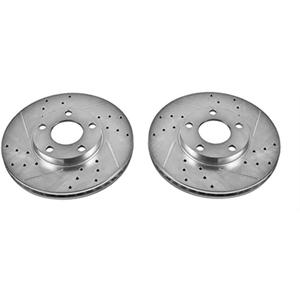 Power Stop PowerStop - 13-22 Ford F-350 Super Duty Rear Left Evolution Drilled & Slotted Rotor (AR85155XL)