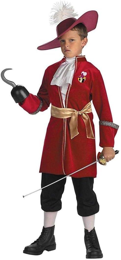 Disney Child Captain Hook Costume Size 7/8, Boys M 7-8