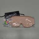 MZOO Luxury Sleep Eye Mask for Side Sleeper Men Women, Zero Eye Pressure 3D Sleeping Mask, Light Blocking Patented Design Night Blindfold, Soft Eye Shade Cover for Travel, Pink
