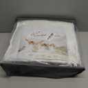 Cupocupa White Queen Comforter Set, 3Pcs Ruffle Comforters Queen/Full Size Farmhouse Bedding Sets with Comforter, Lightweight Fluffy Soft Shabby Chic Bedding Comforter Sets