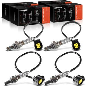 A-Premium O2 Oxygen Sensor Compatible with Jeep Grand Cherokee, Wrangler, Liberty, Commander & Dodge Ram 1500, 2500, 3500, Charger, Durango, Challenger & Chrysler, Upstream & Downstream, 4-PC Set