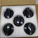 WB03X24759 Range Surface Burner Knob Gas Control Assembly Black Compatible with GE Stove Knob Replace 4454960, AP6030811, PS11762250, EAP11762250 (5PCS)