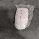 Wireless Keyboard and Mouse Combo, Full Size Silent Ergonomic Keyboard and Mouse, Long Battery Life, Optical Mouse, 2.4G Lag-Free Cordless Mice Keyboard for Computer, Mac, Laptop, PC, Windows(White)