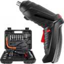 Electric Screwdriver, Cordless Screwdriver Rechargeable, Power Drill Screwdriver Set, Screw  with Torque Setting, 2 Position Handle with LED Light