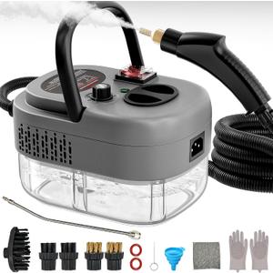 Steam Cleaner,15s Heat-Up,1.4L Tank,Steamer for Cleaning with 10 pcs Accessories,Multi-2500W High Temperature and Pressure handheld steamer,Steam Clea (4-02Gary)