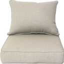 Indoor/Outdoor Chair Cushions Deep Seat Chair Cushions 24x24x4.7 Inches for Patio Garden Chair Sofa River Bed Color - 2pack