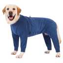 Axcimond Full Body Dog Winter Coat Fleece Dog Sweater Warm Dog Pajamas for Large Medium Dogs Jacket Winter Dog Costume Stretchy Dog Sweatshirt Dog Fleece Onesie Warm Dog Clothes Christmas Jumpsuit