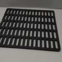 Sink Protector Mat, Kitchen Sink Protector, Silicone Mat, Dishwasher Safe, No Odor, Elevated Feet, 12.2 x 11.34 (Small, Black)