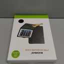 TouchPad Keyboard case for 9",9.7",10.1",10.2",10.5",10.9",11" Tablets,2-in-1 Bluetooth Wireless Keyboard with Touchpad,7 Colors Backlit & Leather Folio Cover(Black)