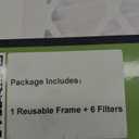 Future Way 16x20x1 Air Filters, 6-Pack with Reusable Frame, MERV 13, MPR 1900 AC Furnace Filters, Space Saving & Cost-effective