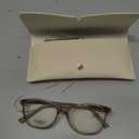 Madison Avenue Square Vintage TR90 Blue Light Blocking Reading Glasses for Women, Anti Eyestrain/Glare Computer Readers