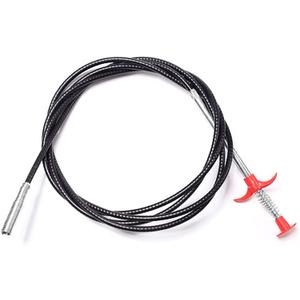 Drain Snake, Drain Clog Remover - Gutter Cleaning Tools Drain Cleaner for Toilet Sewer Shower Kitchen Bathroom Tub Clogged Drains Opener Cleaning Tool, Flexible Grabber Claw Pick Up Reacher (79 inch)