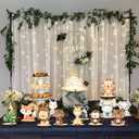 12pcs Safari Centerpieces for Safari Baby Shower Decorations Cute Animals Wild One Birthday Decorations