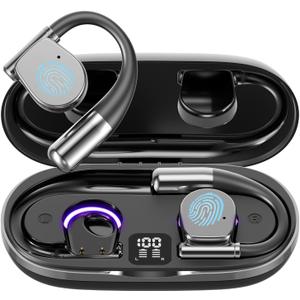 AI Translation Earbuds Real Time 144 Languages, 3-in-1 Open Ear Wireless Bluetooth Translator Earbuds, Audifonos Traductores Inglés Español, with APP Translating Device