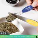 Urbanstrive Magnetic Measuring Spoons Set Stainless Steel, Dual Sided for Liquid Dry Food, Measuring Cups Spoons Set Fits in Spice Jar, Kitchen Gadgets, Cooking Utensils Set, Including Leveler, 8Color (Colorful)