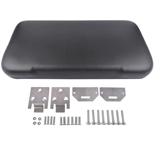 Front Seat Bottom Replacement for EZGO Medalist TXT 1994-2013 Gas Electric Golf Cart Black Color Mounting Hardware Incl.