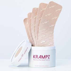 Krampz Menstrual Pain Relief Patches, Period Wellness, and Discomfort Support for Women, Style 118
