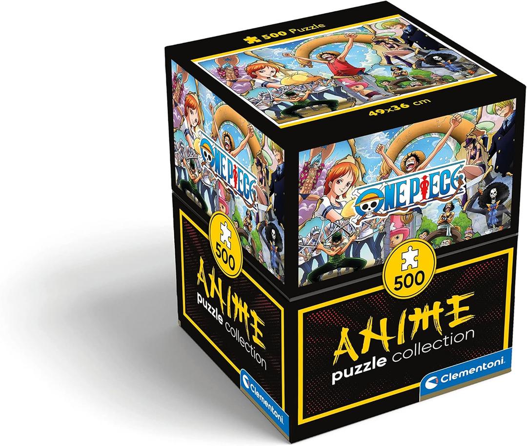 Clementoni 35136 Anime One 500 Pieces, Jigsaw Puzzle for Adults-Made in Italy