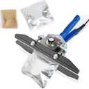 Crimp Heat Sealer, Mylar Bag Sealing Machine for Snack Bags Kraft Paper Bags Food Storage 12" FKR300