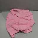 AIRIKE Female Golf Shirts Tank Tops Sleeveless Tennis Polo Zip Up with Collar Athletic Tanks Quick Dry Pink M
