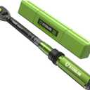3/8-Inch Drive Click Torque Wrench - 5-50Ft-Lb/5-69.4Nm, Dual-Direction Adjustable 72 Tooth Click Torque Wrench for Bike, Motorcycle and Car Repair (3/8 Inch (5-50ft.-lb.) Single)