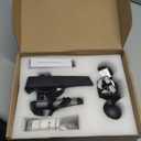 Keyless Entry Door Lock with Handle Set, Smart Door Lock with Fingerprint, 5 in 1 Unlock, Auto Lock Biometric Fingerprint Door Lock for Front Door, Easy Installation (Black)