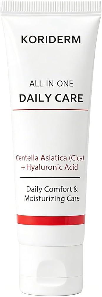 Koriderm Cream, All-in-One Daily Moisturizer & Hydrating Face Cream for All Skin Types, Plump-Looking Skin, 50ML (1PCS)