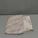 Bedsure King Size Satin Pillowcase Set of 2 - Beige Silky Pillow Cases for Hair and Skin with Envelope Closure, Similar to Silk Pillow Cases, Gifts for Women Men, 20x36 Inches, 2pcs